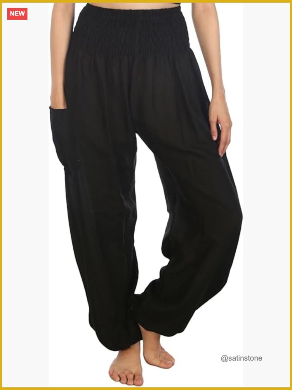 Harem Yoga Pants for Women S-4XL Boho Lounge PJs Plus Size